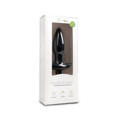 Vibrerende Klassieke Buttplug - Zwart - PlayForFun